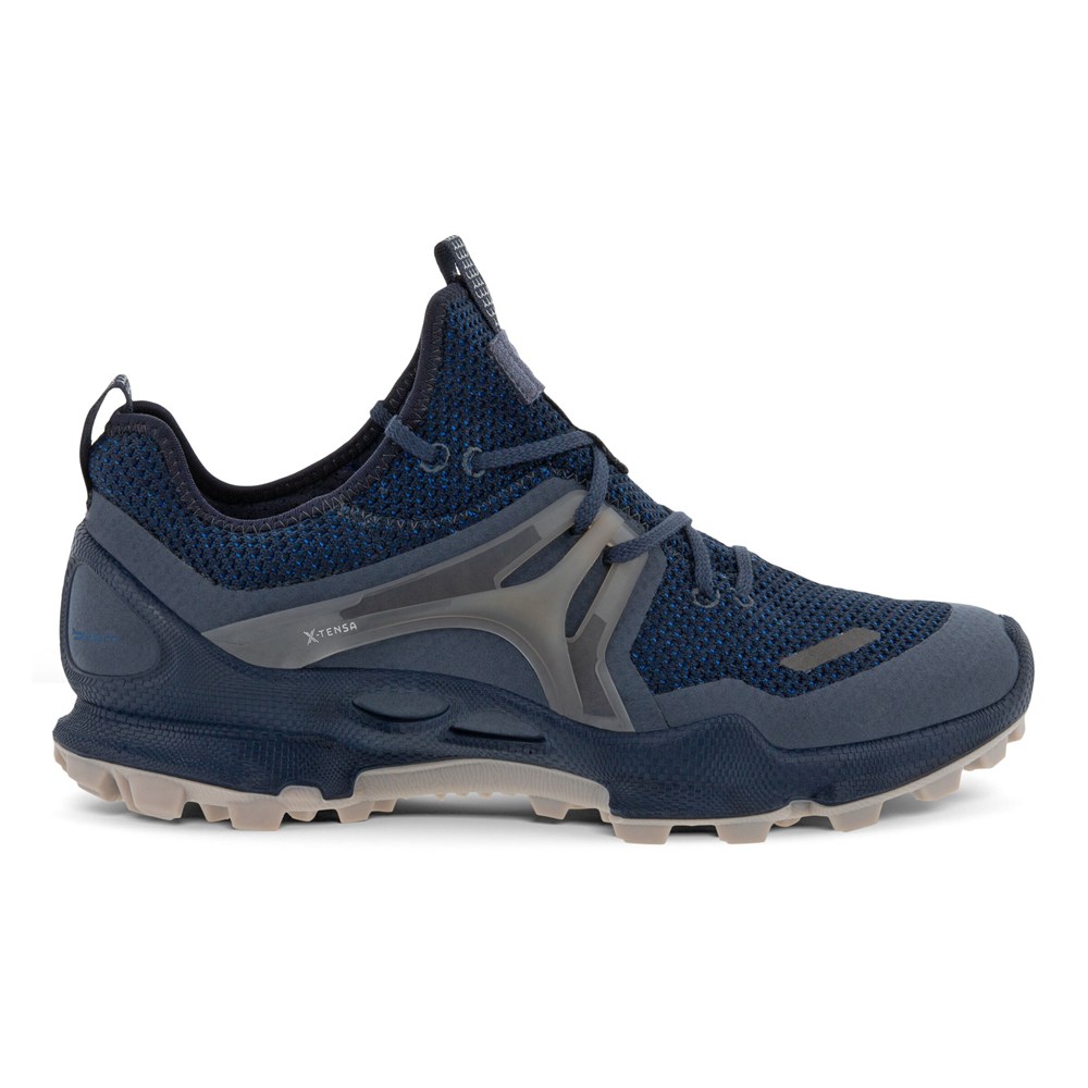 Tenis De Montaña Hombre - ECCO Biom C-Trail Bajos Tex - Azul Marino - YOT328059